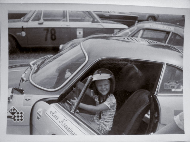 Me in Renault Alpine Race Car, Garmisch, 1971